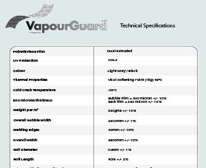 VapourGuard™ <br>Specification Sheet